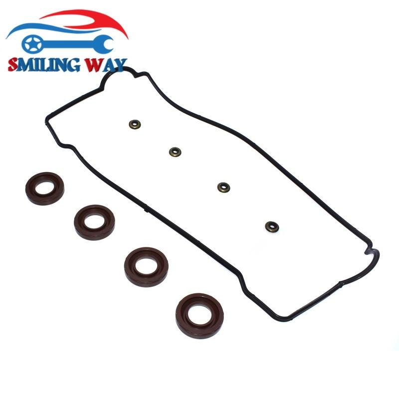 Valve Cover Gasket & Spark Plug Tube Seals & Grommets For Geo Prizm Toyota Celica Corolla 1.6L 1.8L 1993-1997 4AFE 7AFE 16V