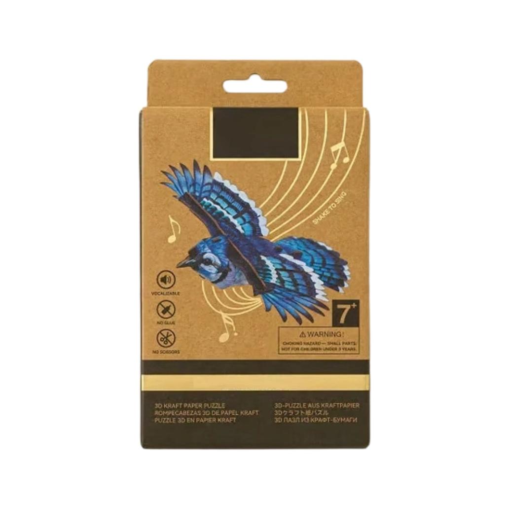 Bird Assembly Kit - DIY Cardboard Model Building Set, 3D Puzzle Craft For Kids & Adults