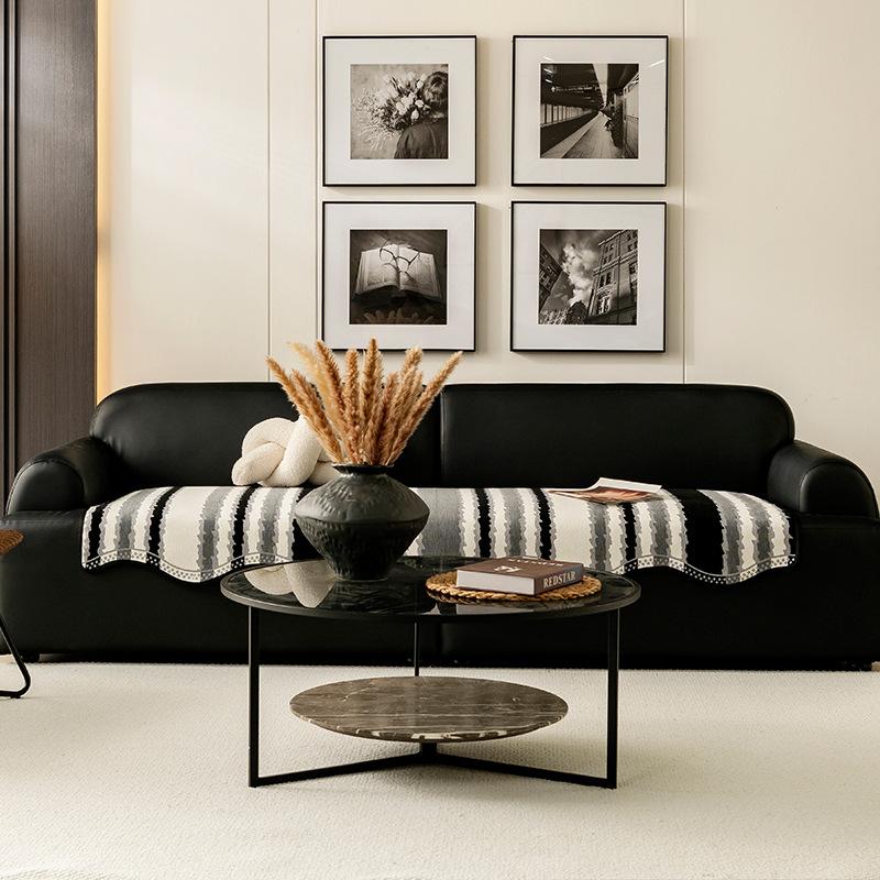 Special-Shaped Sofa Cushion  New Four-Season Universal Fixed Non-Slip Straight-Row Sofa Seat Cushion Light Luxury High-End Cover