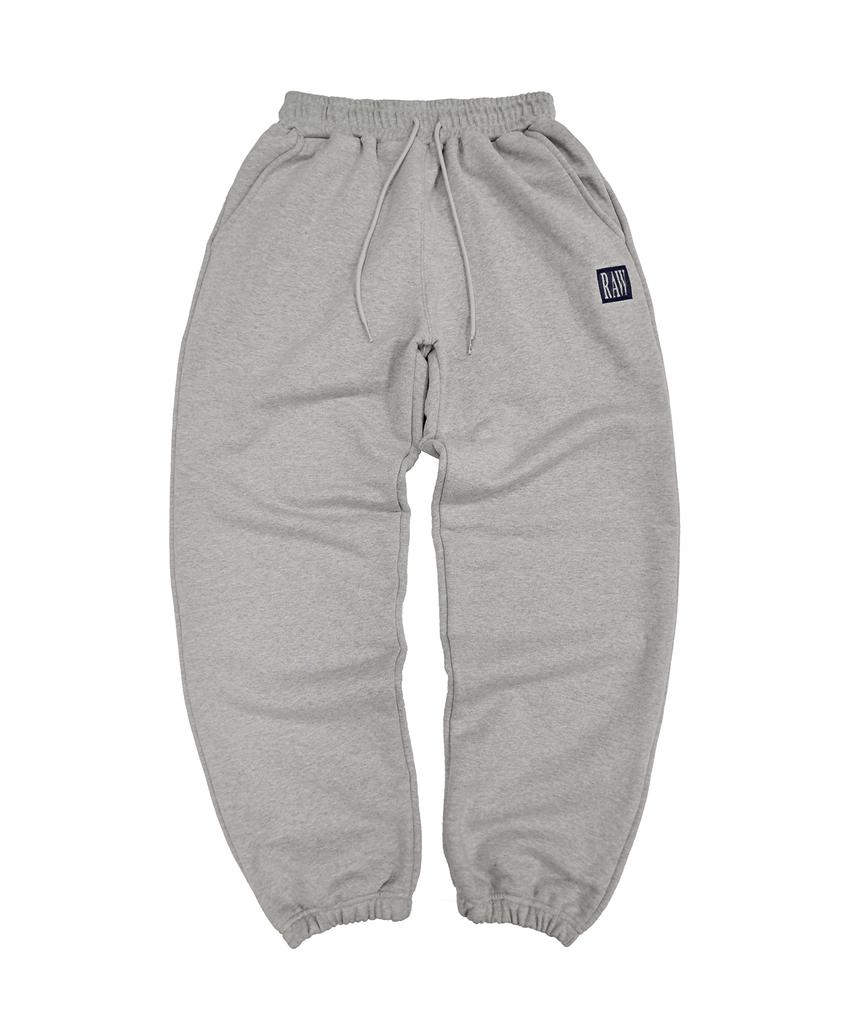 RAW LAB Box Logo Sweatpants (Grey)