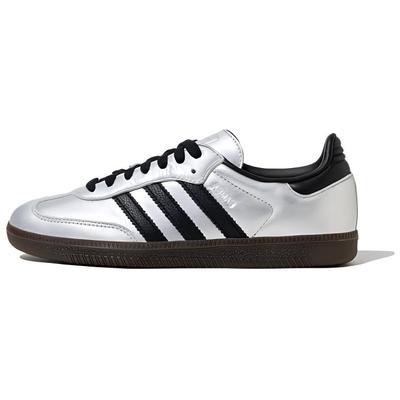 Samba Silver Metallic Black Gum Women Sneakers Core-Black JI4218