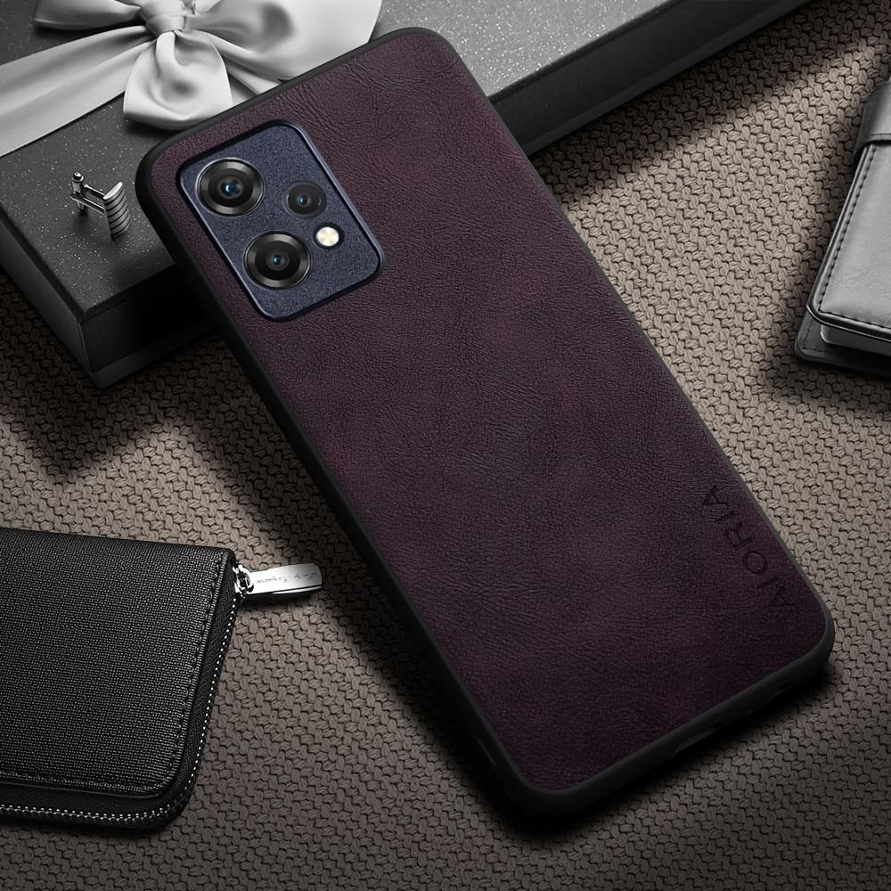 Phone Case - Luxury Retro Faux Leather Phone Case for Oneplus Nord CE CE5 CE4 CE3 CE2 Lite 5G N30 Matte Soft Bumper Hard Back Cover  Case