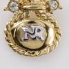 NINA RICCI NR Necklace Plated Gold 7.4g Women Used