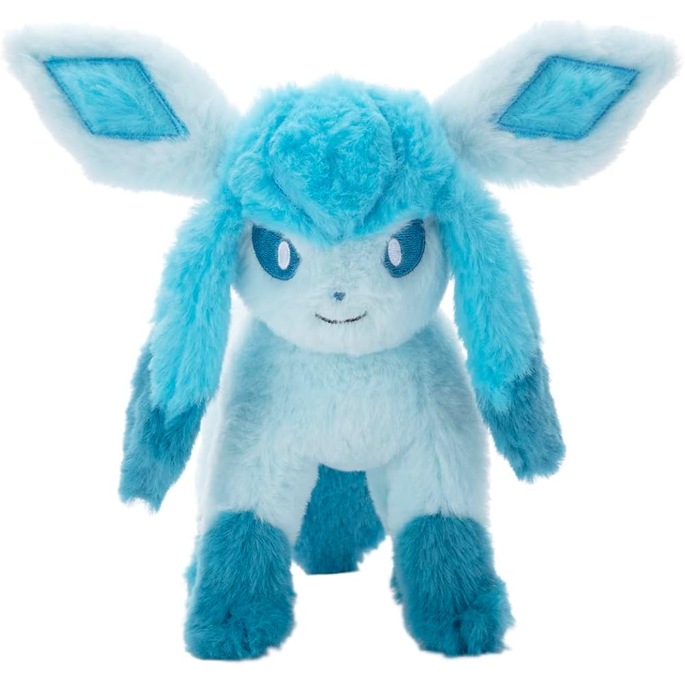 Takaratomy Arts Pokmon Plush Toy Glaceon 19cm Soft Stuffed Animal S Size