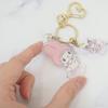 My Melody Kuromi 50th 20th Anniversaries My Melody Double Acrylic Keychain &
