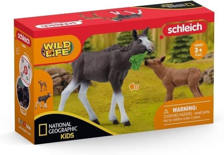 Schleich Wildlife Elk and Baby 42603