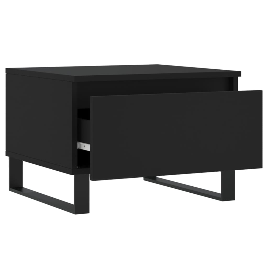 Coffee Tables 2 pcs Black 50 x 46 x 35 cm Engineered Wood