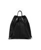 Covernat Woman Clover Heart Nylon Ribbon Backpack Black
