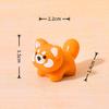 Mini Resin Animals Figurines Cute Tiny Cat Bear Elephant Turtle Dolphin Miniature Statue for Micro Fairy Garden Landscape Dollhouse Accessories