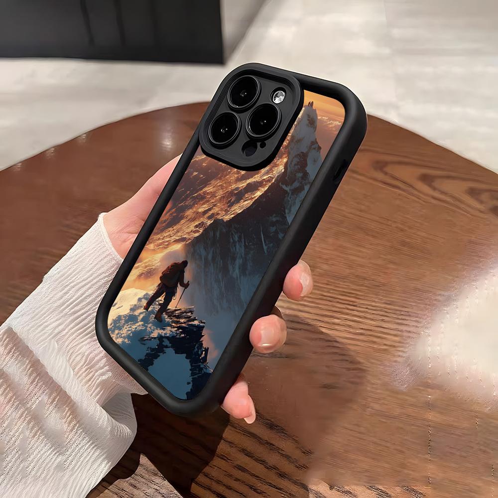 Husă de telefon Muntele Everest Pentru IPhone 17 Pro Max 15 Pro 16 14 Plus 12 13 Mini 11 Pro Antișoc Capac Moale