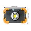 Portable Led Flood Light 10W Spotlight 150Lm Bright Work Light Usb Rechargeable For Camping Emergency Lamp By 18650