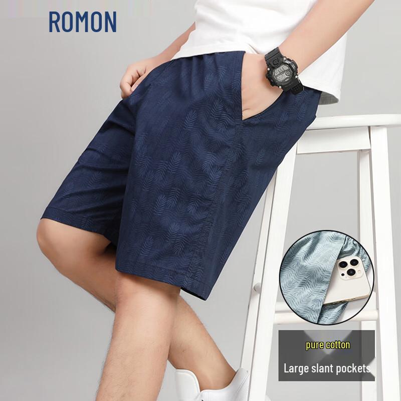 ROMON Men s Loose Fit Summer Cargo Beach Shorts L