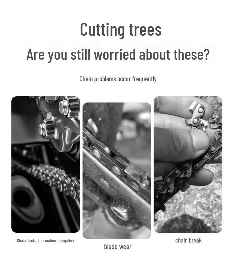 Chainsaw Chain and Riveter Tool Set for Gasoline and Electric Saws