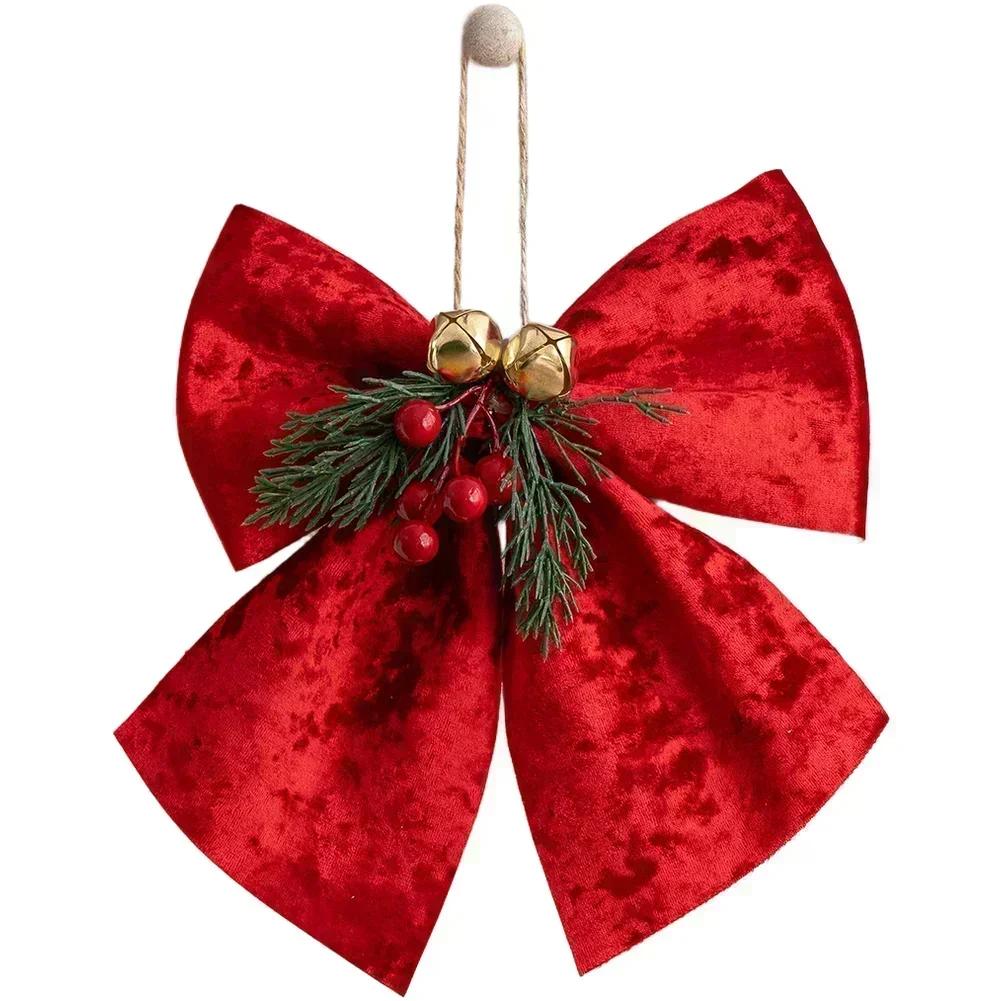 Holiday Tree Decorations Christmas Bow Ornament Christmas Decoration Charming Festive Bow Design Charming Holiday Appeal