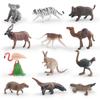 Mini Wildlife Animal Pvc Model Set With Static Figures For Collectors And Home Decor