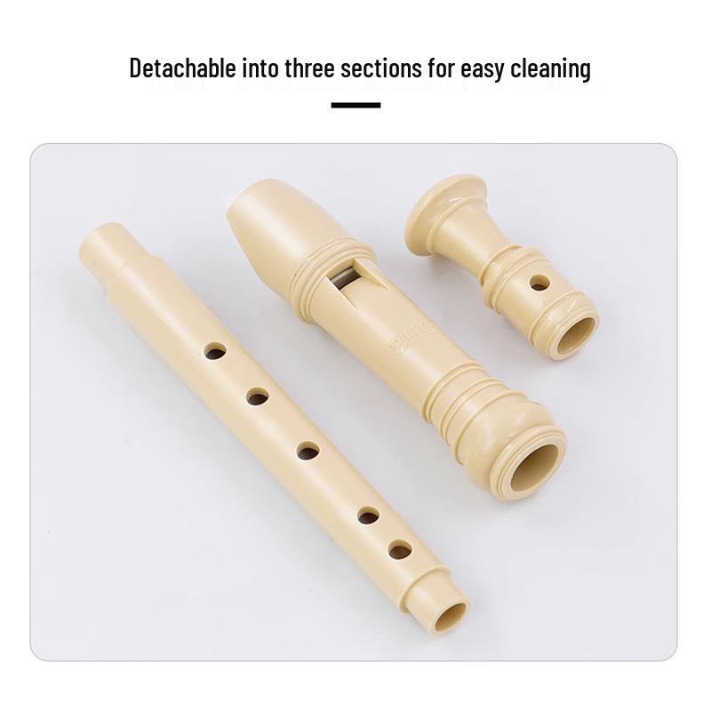 Flauta Dulce Estilo Alemán Chime DHS - Llave C, Flauta de 6 Agujeros/8 Agujeros de Tono Alto para Principiantes y Niños