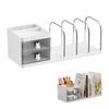 TeJoyce Book Desktop Storage Case Book Small Item Divider Large Desk Desktop File Desktop Desk Newspaper Document Organization Bookends, Desktop,