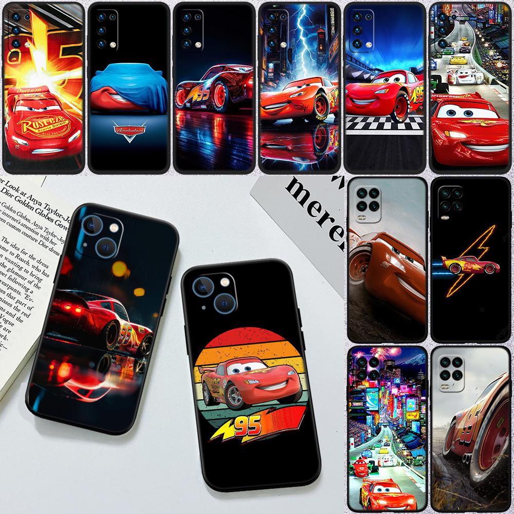 Cars Lightning McQueen Phone Case for OPPO A40 A60 A80 A15 A16 A16K A12 A17 A17K A54 A54S A53 A53S A55 A56 A57 A98 F23