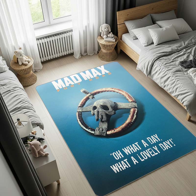 MAD MAX Rug, Music Carpet,Bedroom Rug, Doormat,Living Room Rug, Bedside Carpet, Computer Chair Mat, Christmas Gift.
