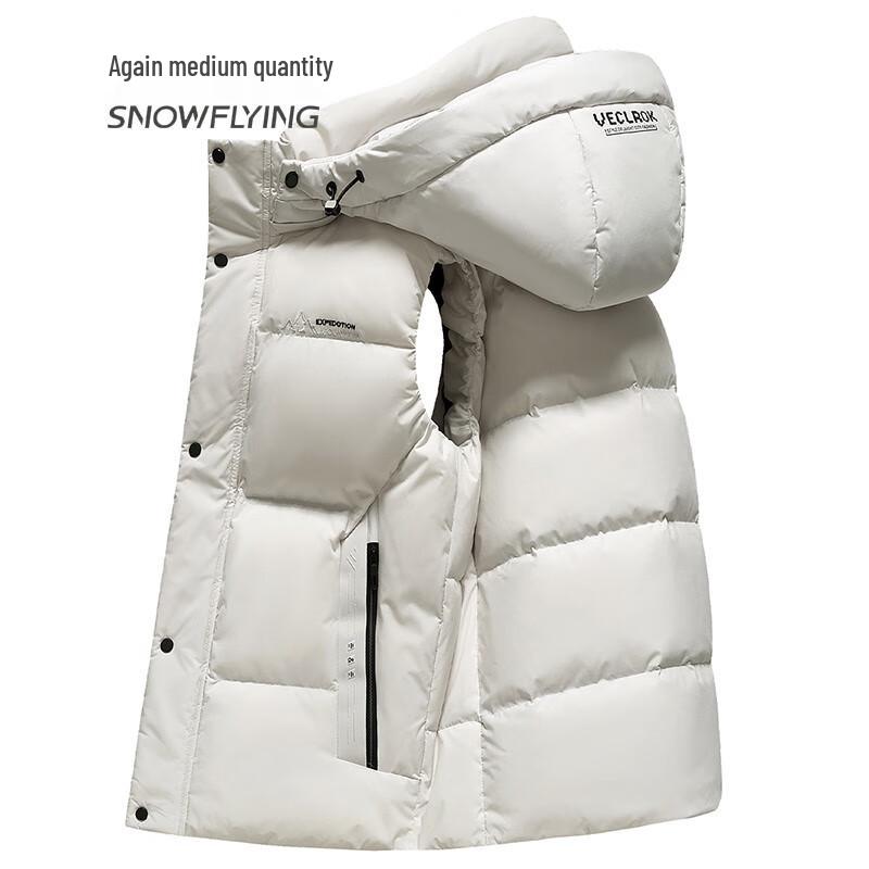 

Мужской пуховый жилет Xue Zhong Fei со съемным капюшоном 2XL