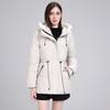 YYFS Damenmode Casual Herbst Winter Einfarbig Druck Langarm Jacken & Mäntel Daunenmäntel