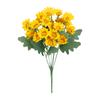Fun Decor Mums , Artificial Sunset Mums , Artificial Outdoor Sunset Mums Flowers - UV Resistant , Waterproof , Windproof , Fake Fall Flower