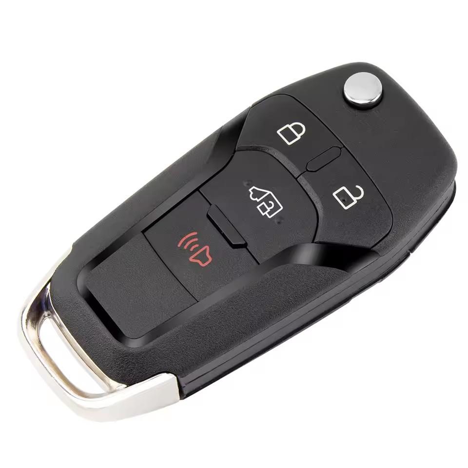 Xuri 2/3/4 Buttons N5F-A08Taa Flip Remote Key Shell Case Fob For Ford Fusion Edge Explorer 2013 2014  Hu101 Blade