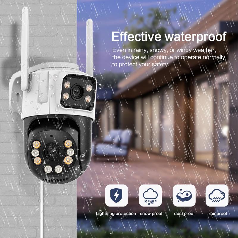 ICSEE 360° HD Wireless Binocular Camera with Smart Night Vision for Home Surveillance