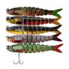 3D Minnow Fishing Lures Salt Swimbait Wobbler Multi-Section Fishing Lures Saltwater Fishing Lures Fishing Baits Wobbler