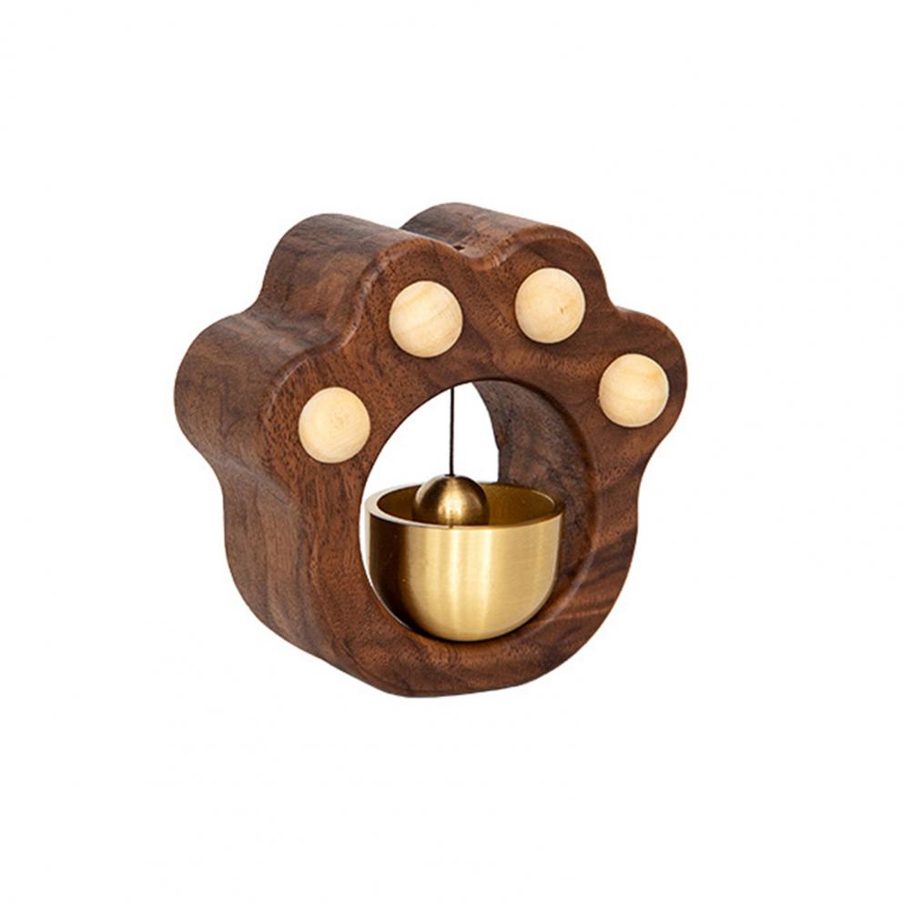 Entrance Alert Windbell Retro Style Magnetic Suction Punch Free Alert Doorbell Cat Paw Shape Shopkeepers Bell decoración hogar