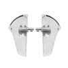 1 Pair Motorcycle Rear Passenger Defiance Floorboards Male Mount Foot Pegs Aluminum Pedal For Harley Touring Electra Glide Dyna