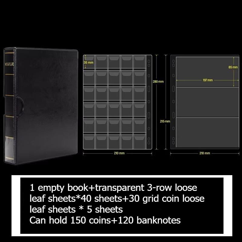 High-end coin collection albums, commemorative coin storage albums, ancient coin protection, cent coin albums, zodiac coin albums, banknote album
