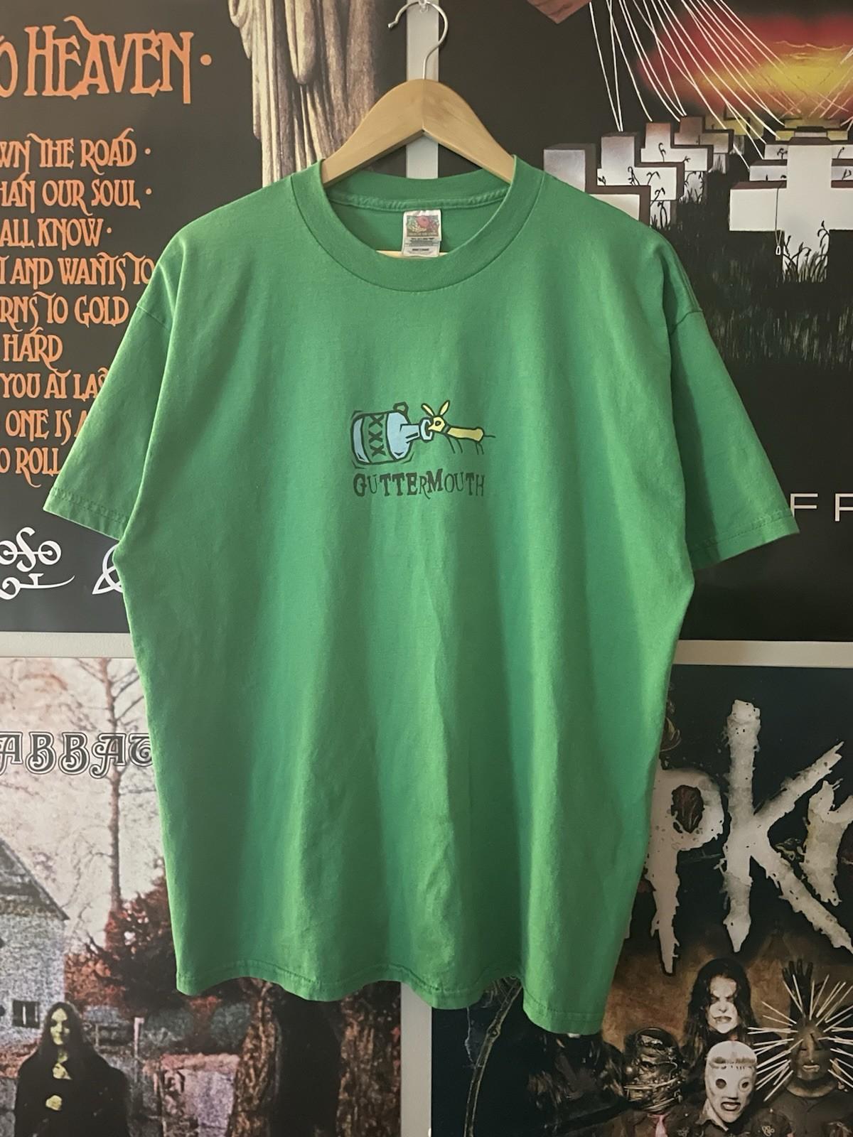 Vintage Guttermouth Band T Shirt Punk Rock Size Xl Rare Unisex T-Shirt XXL
