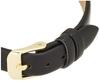Fieldwork Analog Ellipse Watch with Gold Leather Black JN003-5 Women's Strap,