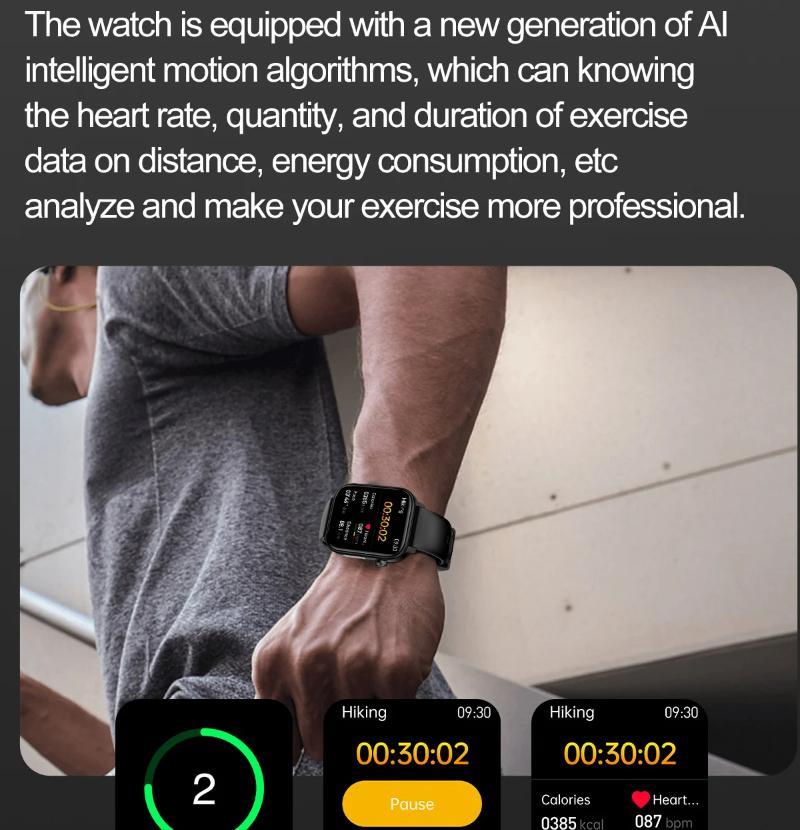 2025 New ECG+PPG AI Healthy Diagnose Smart Watch Men Women Blood Lipid Uric Acid Female Menstrual Health Tracker Smartwatch