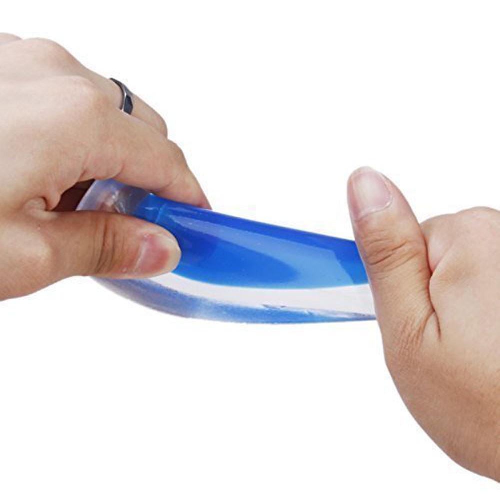 Liroyal Footful 2 Paar Gel-Fersenschalen, Fersenstützpolster, Kissen für Plantar