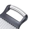 Efficient Wavy Blade Vegetable Slicer Stainless Steel Ergonomic Kitchen Slicing Tool For Potato Carrot Cucumber