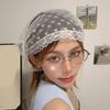 Stylish Lace Headwrap Triangular Hair Scarf Elegant Bandanas Headscarf for Women Music Festival Photo Head Accessories