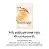 Mild Acidic pH Sheet Mask Glutathiosome Fit 30 Ml X 10 Pcs