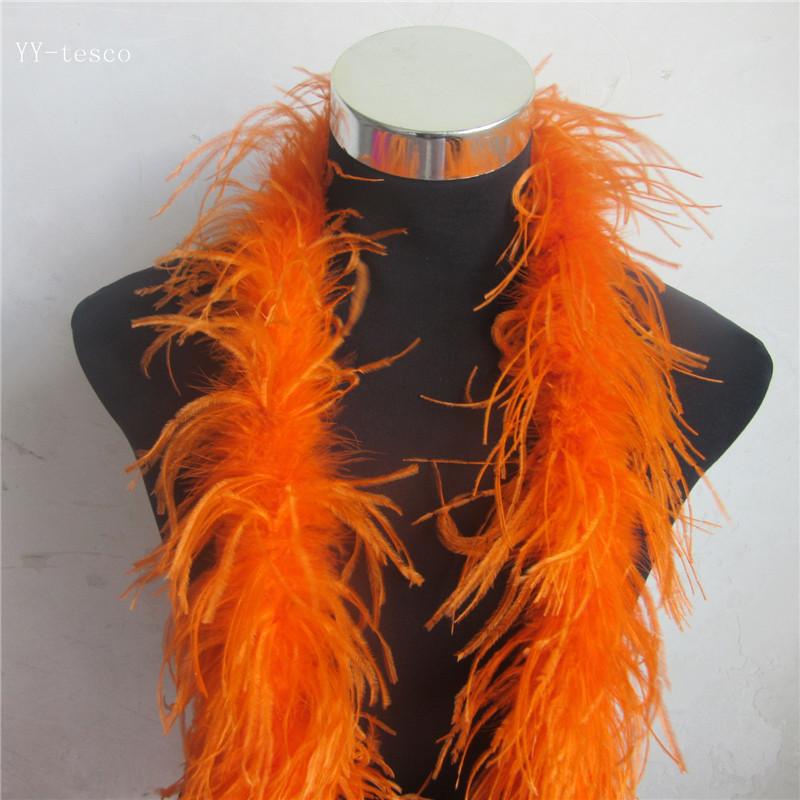 2 Meter Fluffy Ostrich Feather Boa Skirt Costumes/Trim for Party/Costume Craft Ostrich Feather In Wedding Decorations