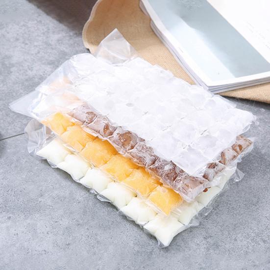 20Pcs Disposable Ice Bags Self-sealing Easy To Release Leak-proof BPA-Free Ice Making Ice Cube Mold Trays Kitchen Supplies