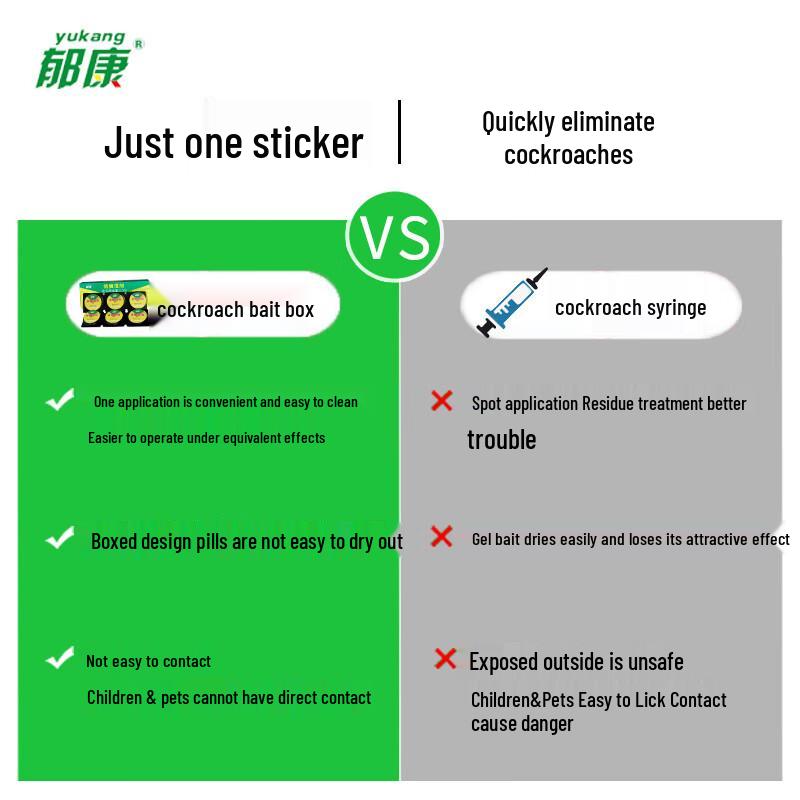 Yukang Cockroach Killer Bait Stations