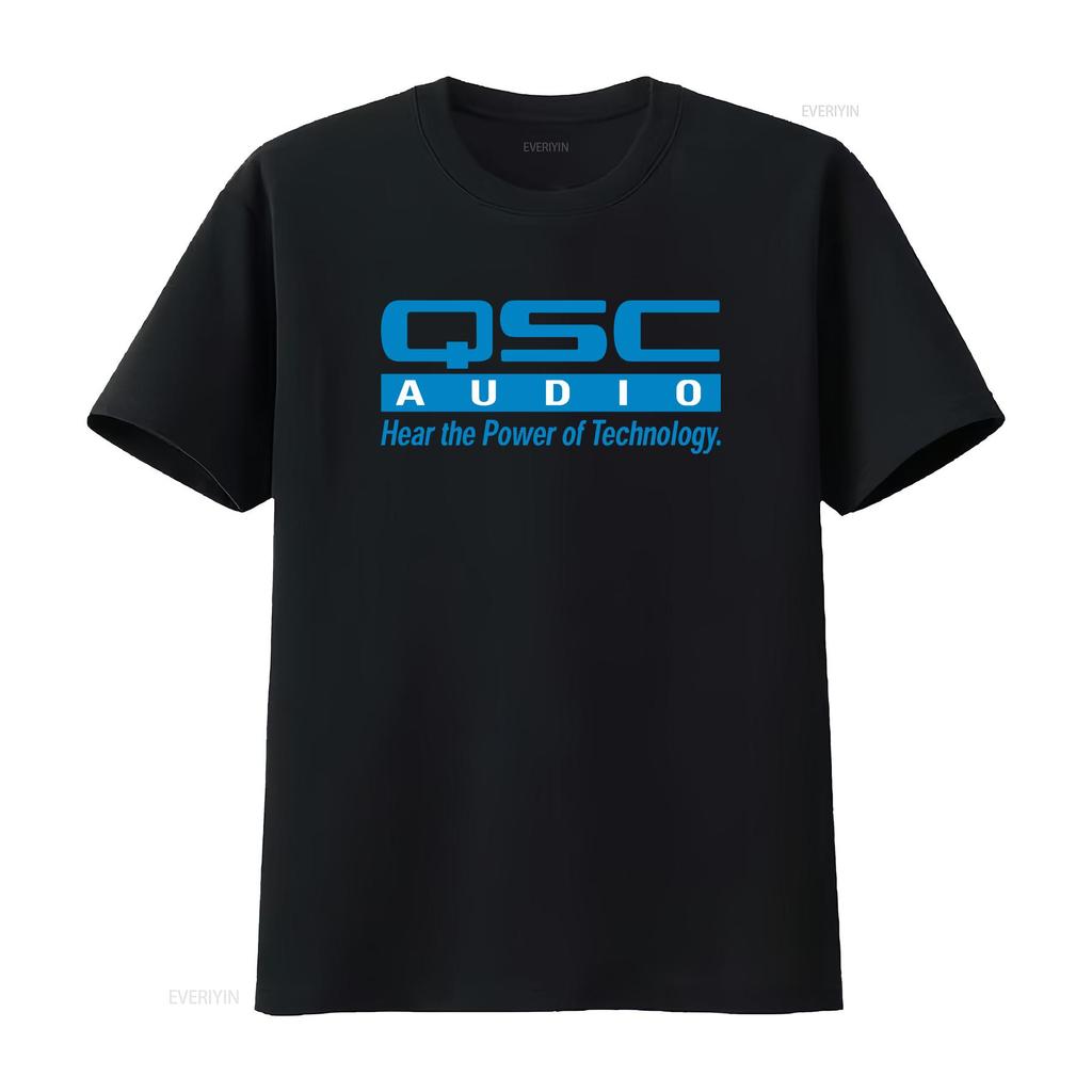 Neues T-Shirt Qsc Audio Acuity Brands Lighting Unisex Amerikanische Größe Vintage Gewaschen Weich Designer Kleidung Grafik Atmungsaktiv