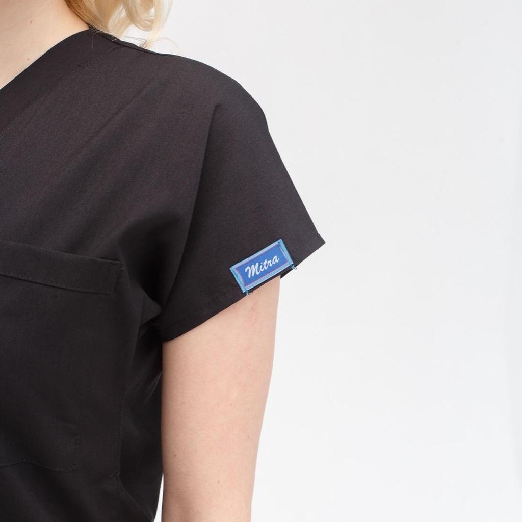 Zweiteiliges Set, medizinische OP-Anzüge, Unisex-Set für Ärzte, Pflegeuniform, Oberteile + Hosen, V-Ausschnitt, kurze Ärmel, dünner Tericoton-Stoff