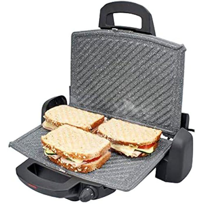 Grill Électrique - TM ELECTRON - Modèle N/C - 1800 W - Plaques Amovibles - Surface 1430 Cm²