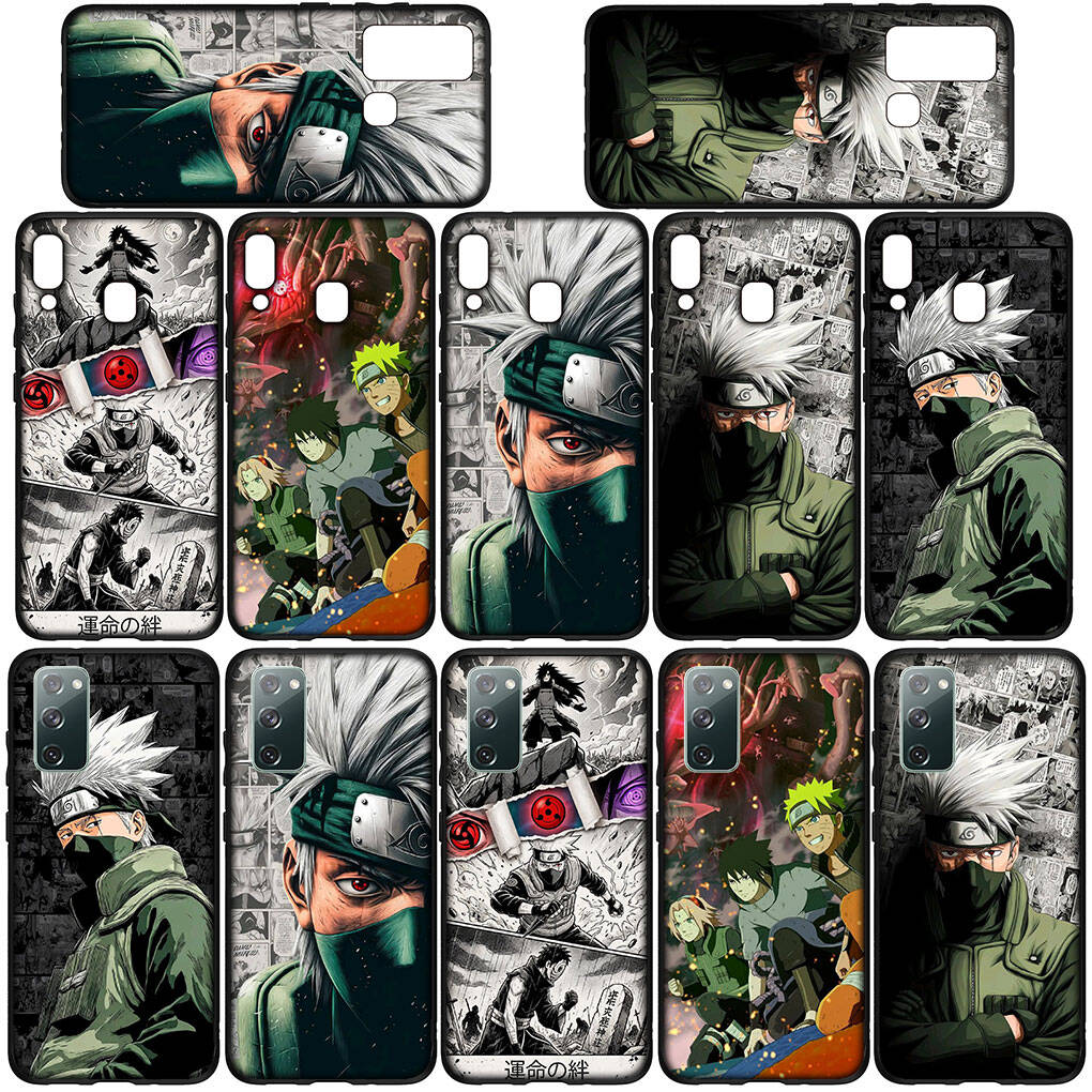 Phone Case for Samsung Galaxy S25 S23 S24 Ultra FE Plus A05 A06 A15 A16 A36 A37 A35 A54 A55 A56 A57 A25 A26 A53 Cartoon Narutos Kakashi Hatake Cover