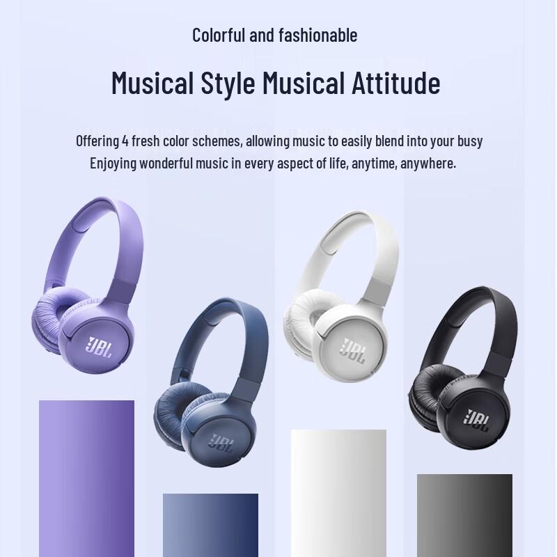 JBL TUNE520BT Over-Ear Bluetooth Headphones