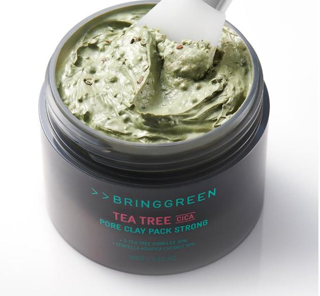 [BRINGGREEN] BRINGGREEN Маска-глина с чайным деревом и цика для пор Strong 100 г