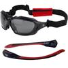 Platinum Sun Water Sports Sunglasses, Floating Polarized Padded Convertible with Strap, Extreme Sports Jet Ski Goggles, UV Protection