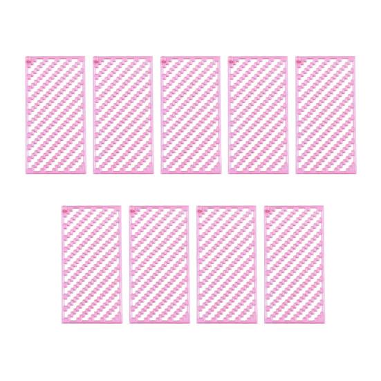 Yousheng 9Pcs Rhinestone Painting Zigzag Rulers, Rhinestone Painting Guide Alignment Tool, Rhinestone Art Tools & Accessories for Beginners